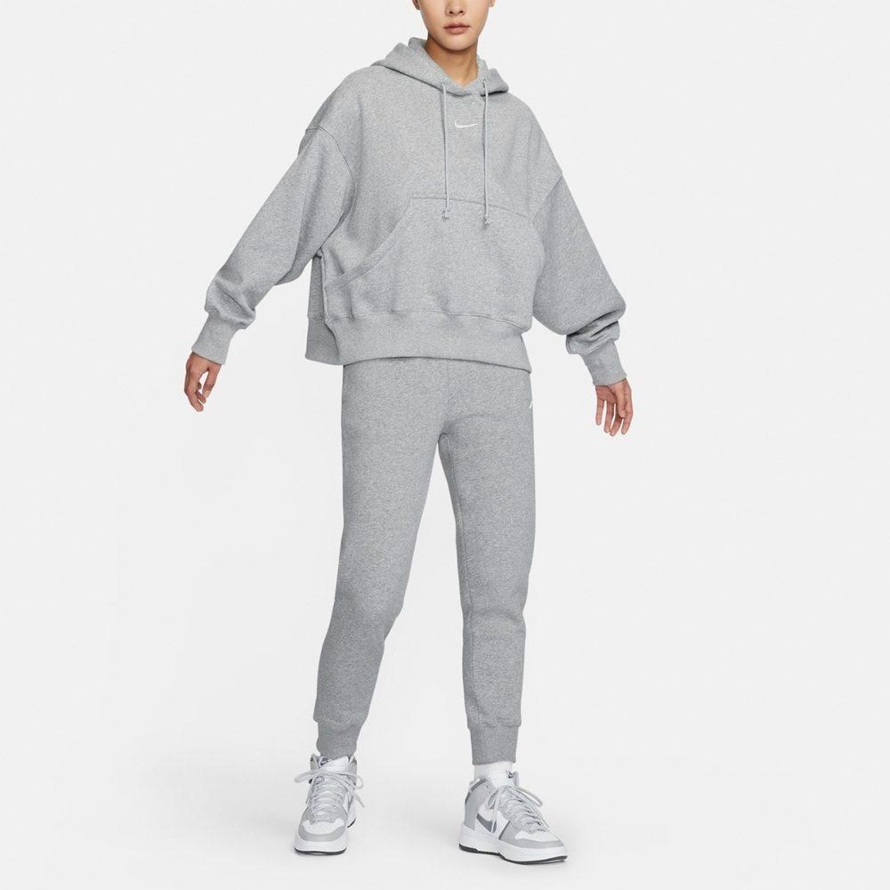 Nike Sportbekleidung Phoenix Fleece Sweatshirt Damen Grau DQ5859-063