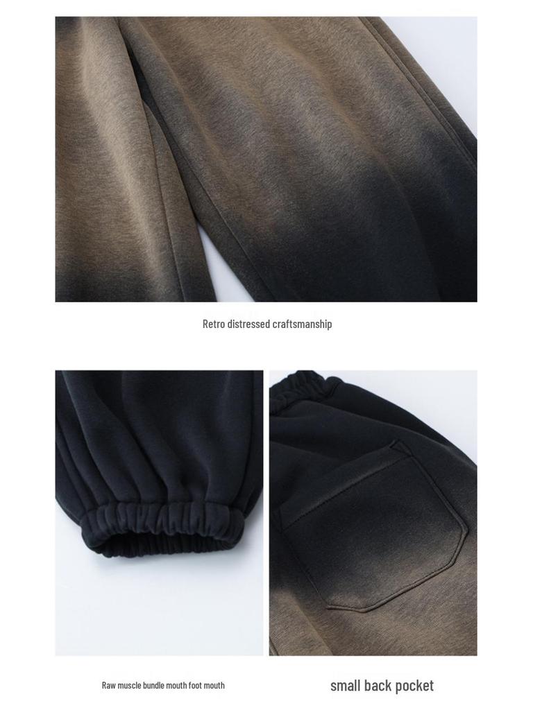 Trendiges Retro Kinder Fleece Sweatshirt & Hosen Set - Warmes Herbst/Winter Zweiteiler für Jungen