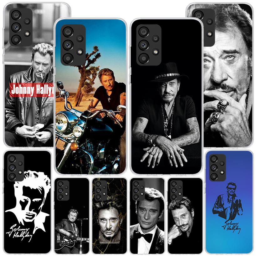 Johnny Hallyday Music Phone Case For Samsung Galaxy A17 A16 A15 A14 A13 A57 A56 A55 A54 A53 A37 A36 A35 A34 A33 A26 A25 A24 A23