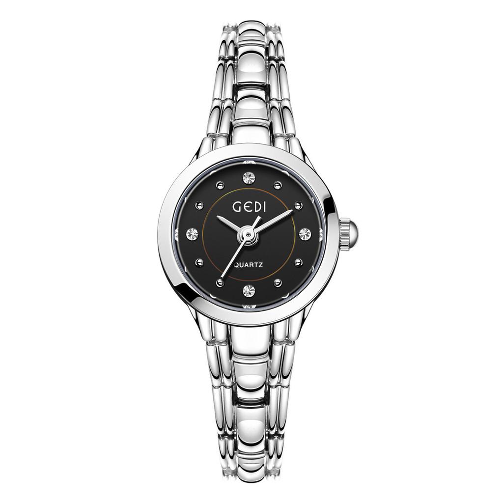 

Gedi Ladies Waterproof Quartz Watch With Alloy Band And Decorative Dial For Fashionable Women чёрный