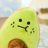 Plush Fruit Dog Toy Soft Squeaky Dog Chew Toy Stuffed Avocado Kiwi Fruit Puppy Teething Toy for Interactive Play Dogs Boredom Relief