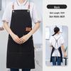 Waterproof & Oil-Proof Canvas Apron - Lightweight, Durable, Custom Logo Option, Perfect for Summer and Workwear; Dirt-Resistant