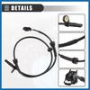 Front Left ABS Sensor, Wheel Speed Sensor, for Nissan Sentra 2007-2012, Plastic, No.47911ET000, Black Item Replacement