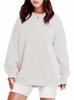 2024 Cross-Border Women's Plus Velvet Loose Long Sleeve Hoodie for Autumn & Winter