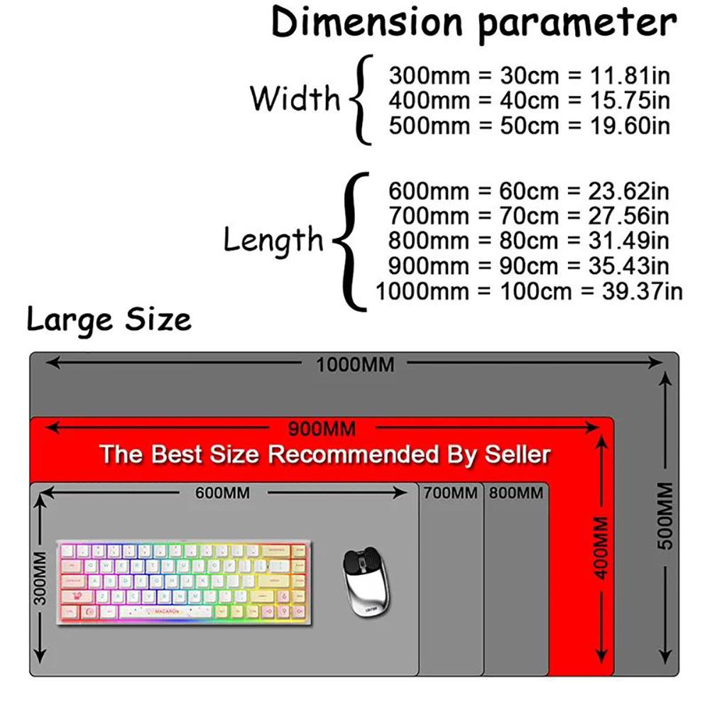 Persian Pattern Large Gaming Mouse Pad Computer Office Game Table Mat XXL Rubber Anti-slip Keyboard Long Desk Pads for PC Laptop
