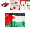 Eye-catching 5 X 3 Ft Palestine Parade Banner Metal Eyelets Free Gaza Palestinian Freedom
