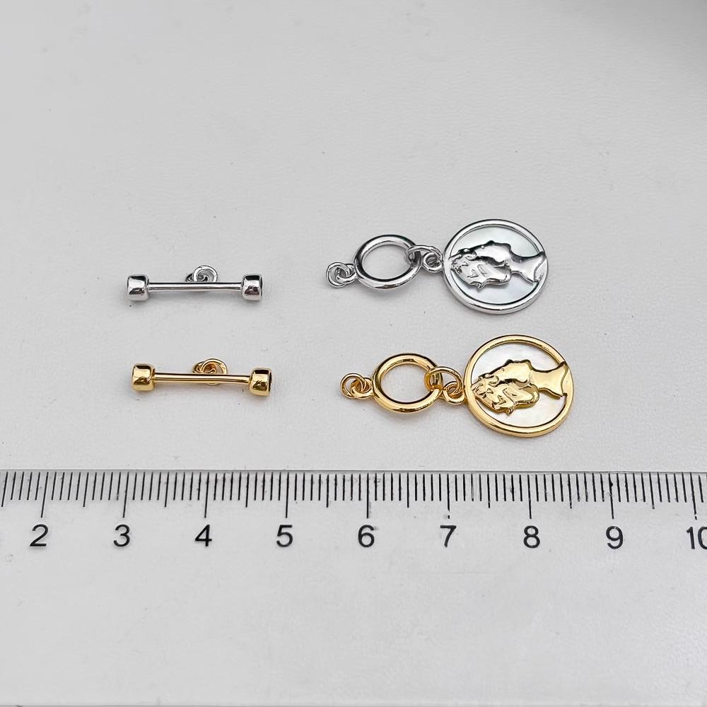 DIY S925 Silver Pearl Necklace & Bracelet Clasp (Gold/Silver)