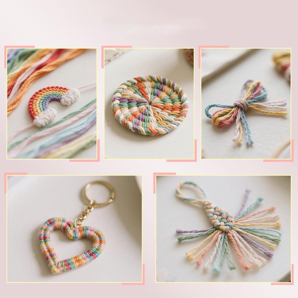 3/4 Needle Latch Hook Cord Knitting Tool Ergonomic Grip Equipment for Binding-Off or Edging on Knitting Projects Home