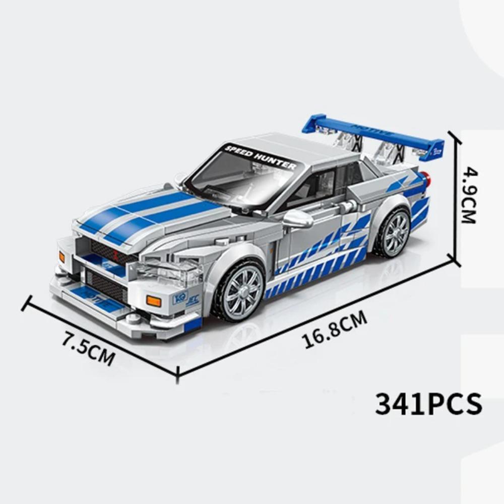 Moc Speed  Technical Car City Vehicle Racing Car Building Blocks Sports Car Garage Carro Rennau Voiture Creative Toys