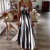 Women's New Fashion Zebra Pattern Dress Summer Fashion Comfortable Casual Dress