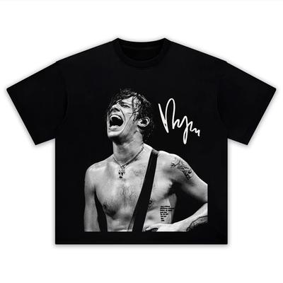 YUNGBLUD World Tour 100Cotton Shirt Unisex Retro Y2k Hiphop 2026 Summer Unisexs Oneck Short Sleeve Graphics Tshirt Fan Gift