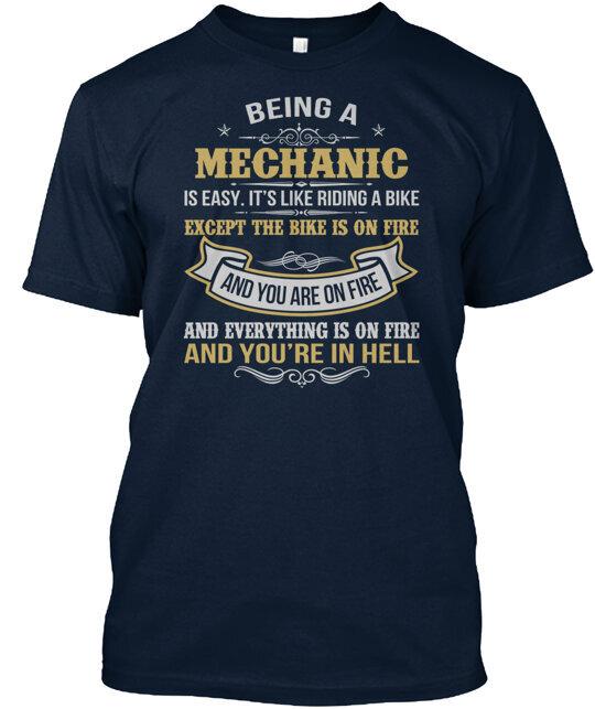 BEING A MECHANIC AWESOME T-Shirt Size S-4XL XXL