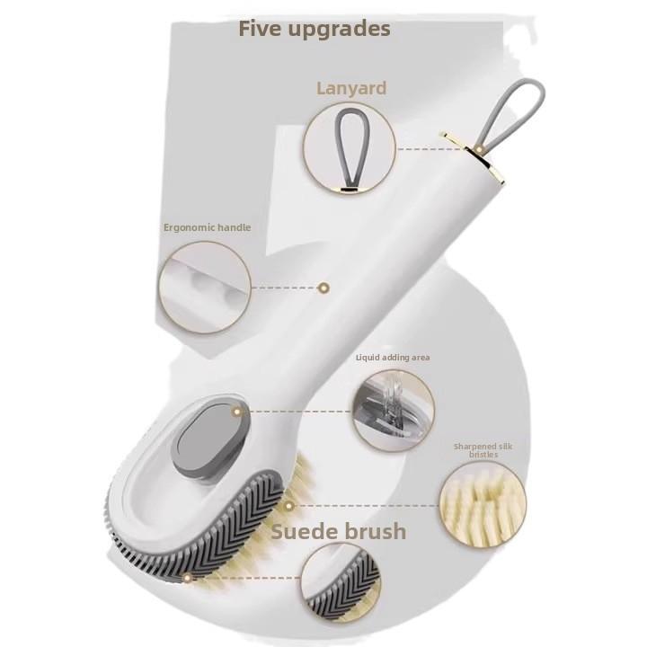 Multifunktionale Haushalts-Pressflüssigkeit für die Wäsche, schadet Schuhen nicht, Reinigungsbürste