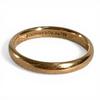 TIFFANY&Co. K18 Gold 18K Band ring Accessory Jewelry Ring Au750 Pink Gold