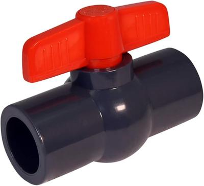 Factory PVC Water Supply Ball Valve, Chemical-grade Switch, Socket Plastic Valve, Outlet Control Valve, 1/2'' To 20mm 25mm 32mm