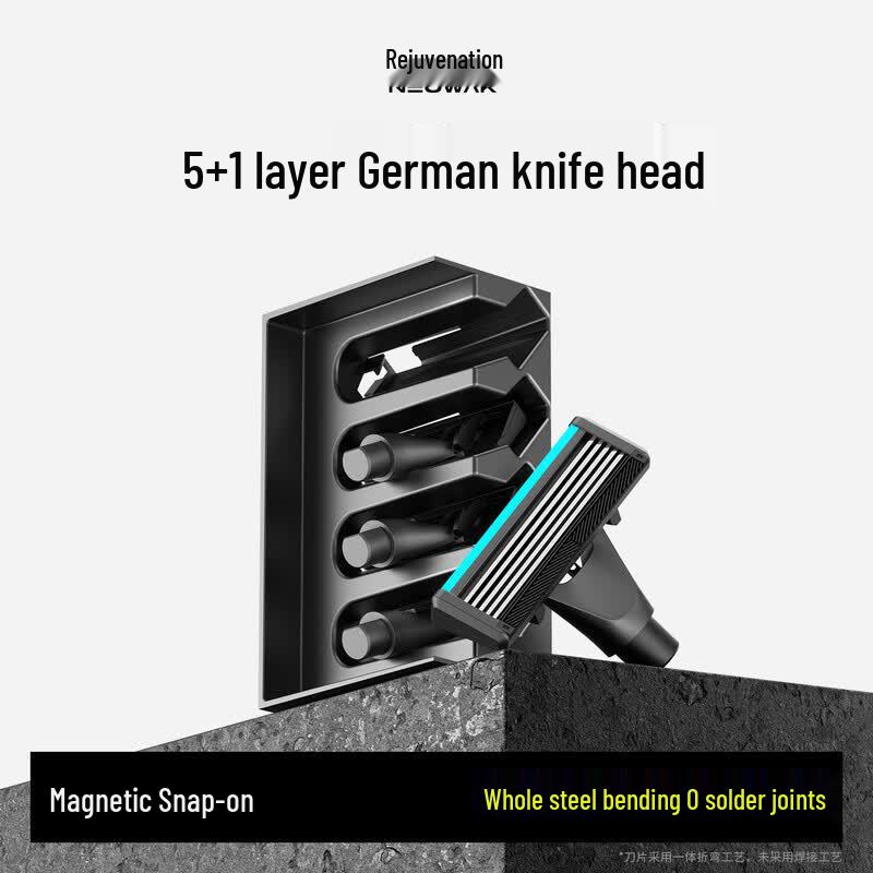 Huanxing Men s 5-Blade Manual Razor Cartridges
