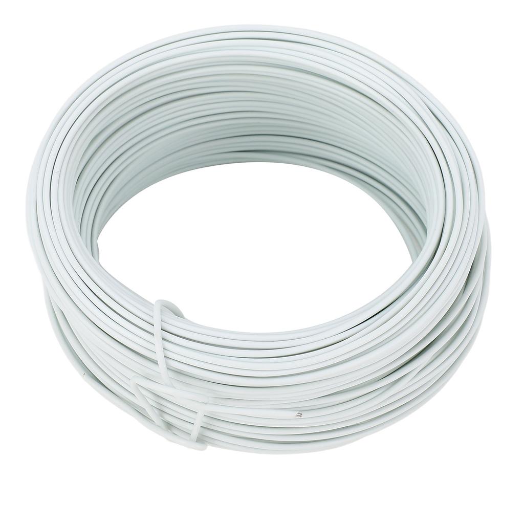 Electro Galvanized Iron Wire 0.9 40m Round Sturdy Flexible PVC Coated Binding Tie Wire