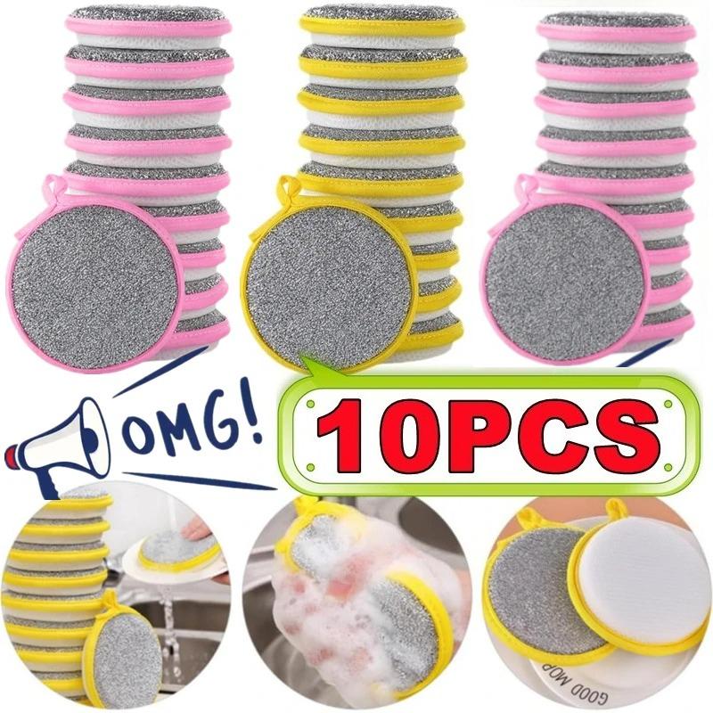 3/5/10Pcs Double Side Dishwashing Sponge Dish Washing Brush Pan Pot Dish Wash Sponges Household Cleaning Kitchen Tools
