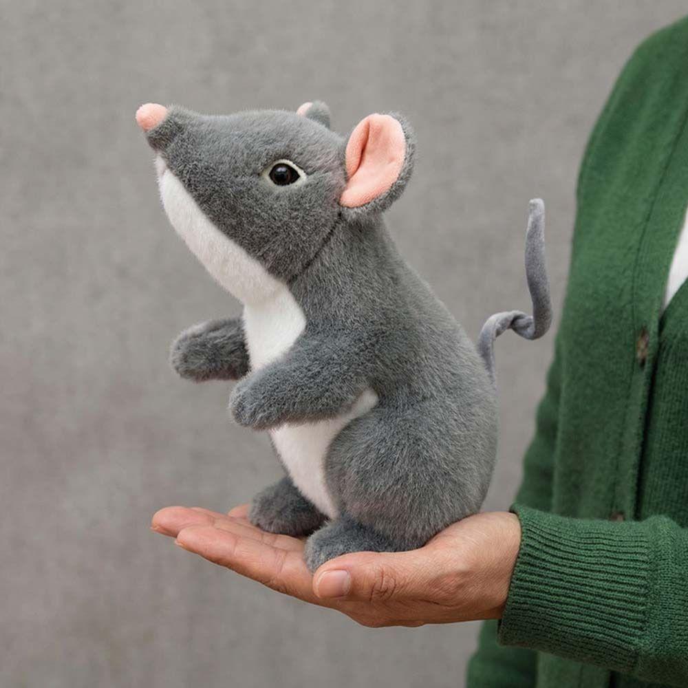 Lebensechte kleine Maus Simulierte Maus Plüschpuppe 27CM Mauspüscheltiere Desktop-Haustiere