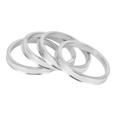 INFINAUTO Hub Centric Rings, Aluminum Alloy, for Vehicle Wheel Hubs Fitting 64.1mm Inner Diameter To 74.1mm Outer Diameter, 4 Pieces
