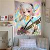 VIKAMA 2026 New Supersonic Manga Tapestry  Classic Anime Wall Hanging  Aesthetic Decor for Living Rooms Bedrooms and Dorms