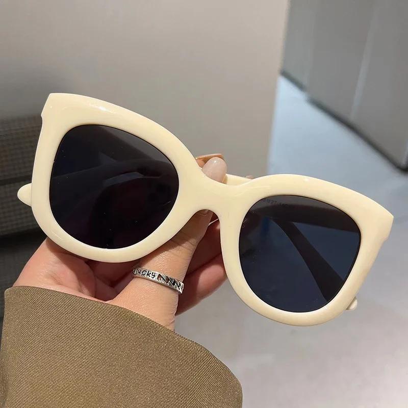 Oversized Butterfly Cat Eye Sunglasses New Trendy Fashion Female Colorful Popular Brand Designer Eyewear Women Shades
