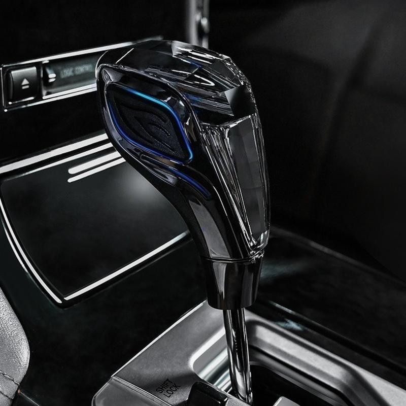 Crystal Multicolor LED Light Car Gear Shift Knob Universal Modified Lever Handball for Toyota for Mazda for Mitsubishi Etc