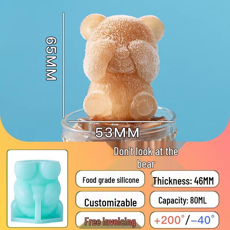 Crocodile-Shaped Silicone Ice Cube Tray for Whiskey – Large, Food-Grade, Cartoon Design