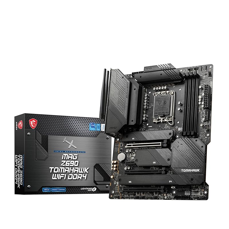 

MSI MAG Z690 TOMAHAWK WIFI DDR4 motherboard ATX [Intel Equipped with Z690 chipset] MB5606