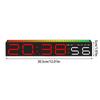 Digital Alarm Clock With Large LED Display 12/24 Format For Home Or Office Decoration Modern Look