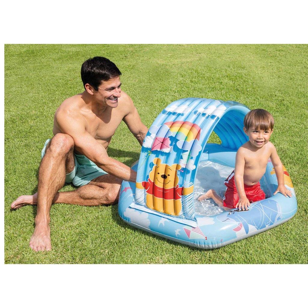 INTEX Pool Winnie the Pooh Baby Pool with Shade 109 x 102 x 71cm 58415 Japanese [Genuine Product]