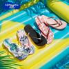 Hotmarzz Black Horse Rutschfeste PVC-Zehensandalen für Herren und Damen