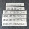 3D ABS Buchstaben E220d GLC220d C220d C250d GLE350d 4Matic Emblem für Mercedes Benz W205 Auto Kofferraum Aufkleber