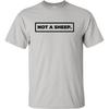 Unisex Political Funny Not A Sheep Sheeple Herd Mentality Short Sleeve Tshirt