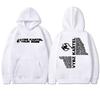 Hot Rapper Vybz Kartel World Tour 2025 Double Sided Print Streetwear Hoodie Unisex Hip Hop Punk Pullovers Men Women Fleece Tops