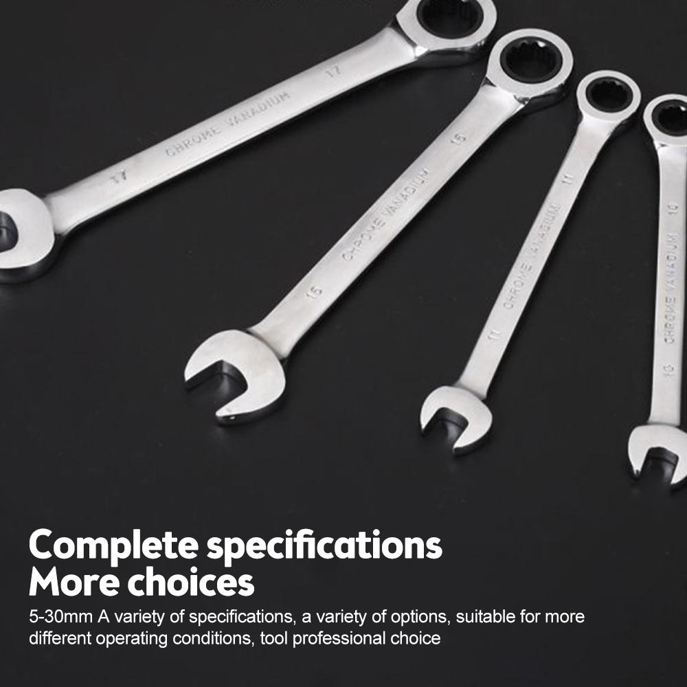 Ratschenschlüssel Maulschlüssel Schlüssel Ringwerkzeug 6-7-8-9-10-11-12-13-14-15-16-17mm Universal Torxschlüssel Reparaturwerkzeuge