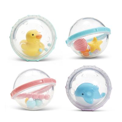 Munchkin Bubble Balls Duck Whale Bath Toys Water Play Toys TYMU44670 (4-pack) - & -
