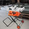 10" Table Saw w/ Stand Electric Cutting Machine 4800RPM 25-in Rip Capacity