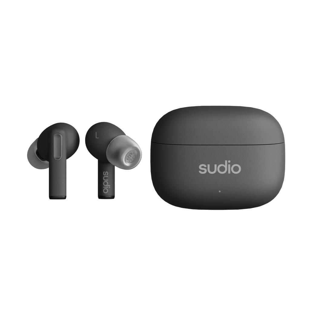 Sudio A1 Pro True Wireless ANC Earbuds with Bluetooth 5.3 and IPX4 Water Resistance, Black