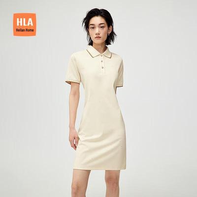 שמלת פולו לנשים HLA עם פרט פאייטים