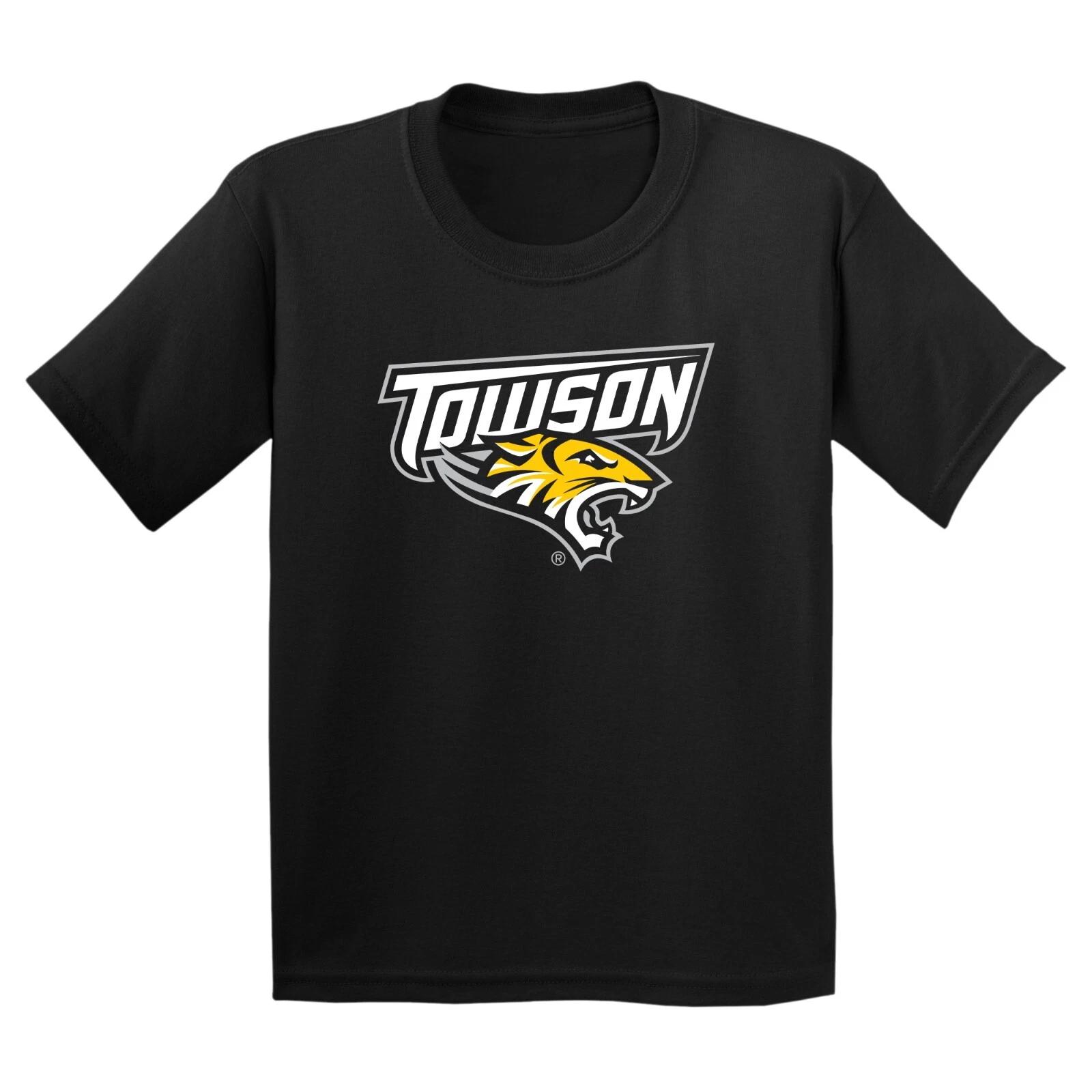 Towson Tigers Primary Logo Youth T-Shirt - Black M