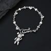 Xiaomi 100% Solid 925 Sterling Silver Metal Bracelet for Women Vintage Handmade Simple Animal Tassel Bracelet Birthday Gift Party