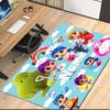 Custom Name True and the Rainbow Kingdom Printed Carpet, for Office Chair Living Room Bedroom Kitchen Room Decor Gifts.