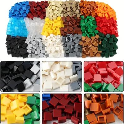 200PCS 1x1 Bricks Platte Tegel Glad 1*1 Bouwstenen DIY Educatief Creatieve Onderdelen Speelgoed voor kinderen Compatibel 3070