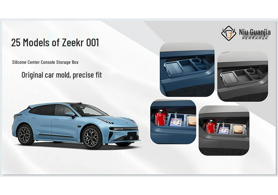Complete Set of Interior Accessories for Zeekr 001 Center Console Storage Box