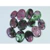 310Cts.. Natural Ruby Zoisite Oval Cabochon Loose Gemstone 12Pcs Lot C-496