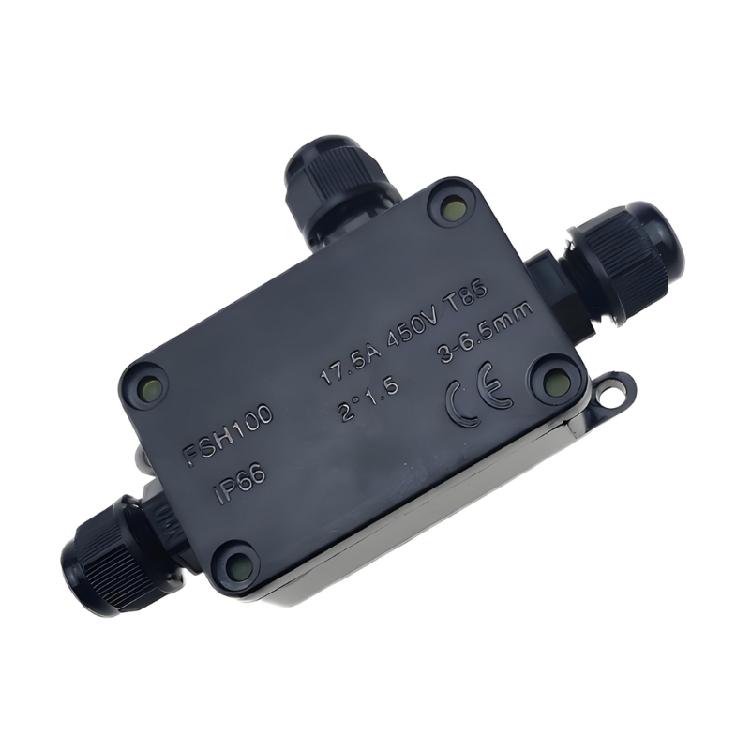 Screw Cover Electrical Wire Box IP66 Cable Splices Protecting Box for Indoor Outdoor Wiring Areas and Exposed Cable Routing Tasks