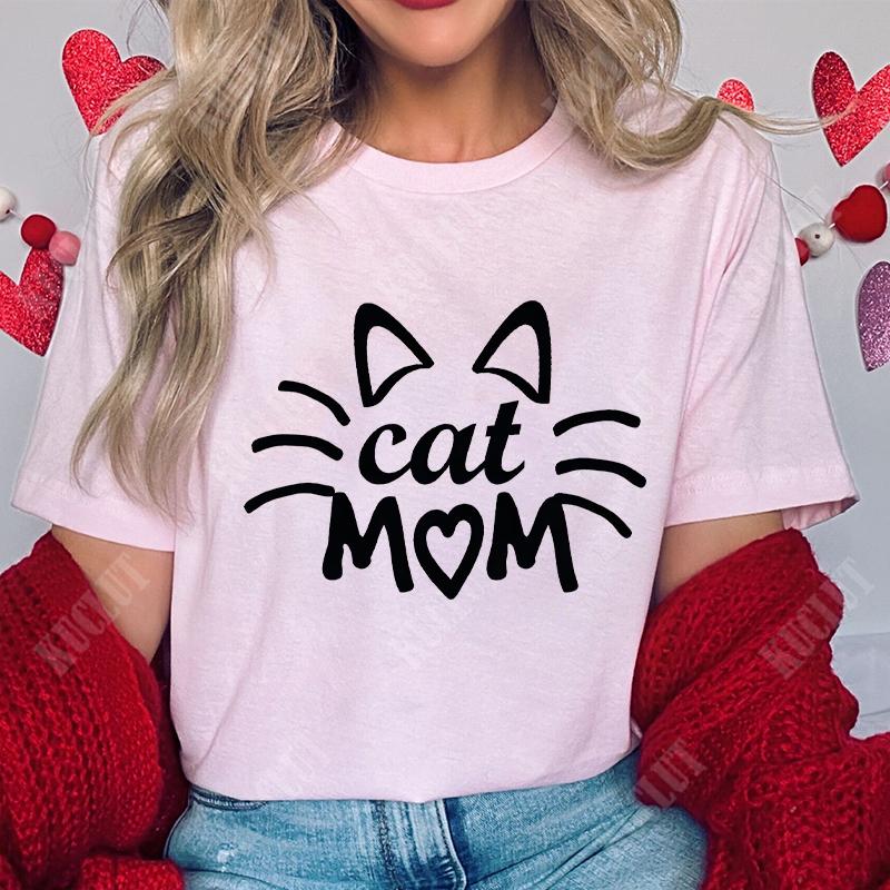 Funny Heart  Dog Paw Print Women Tshirts Fashion Summer Ladies Tshirts Short Sleeves Clothes Love Heart Fashion Casual Shirts