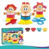 Kids DIY Hairdresser Clay Play Set Creative Early Learning Parent-Child Gift Box