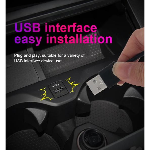 Car Ambient Light Decorative Light Bar Rgb 1/2/3/4/5M Car Interior Neon Atmosphere Auto Console Air Outlet Lamp Led Light Strips